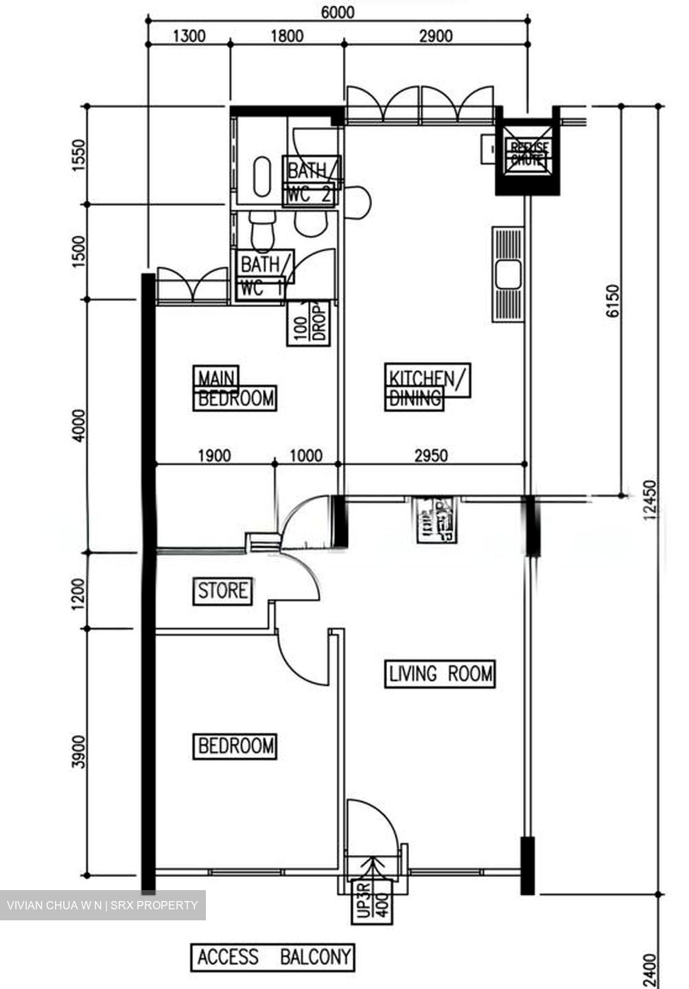 Blk 94 Geylang Bahru (Kallang/Whampoa), HDB 3 Rooms #543544421